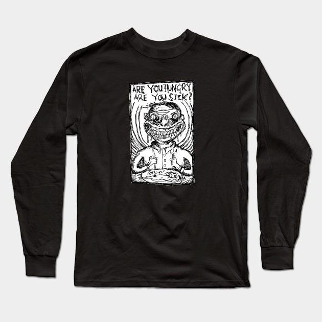 Are You Hungry - We suck Young Blood Illustrated Lyrics Long Sleeve T-Shirt by bangart